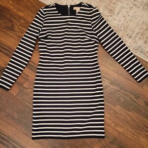 Michael Kors Striped Black and White Dress